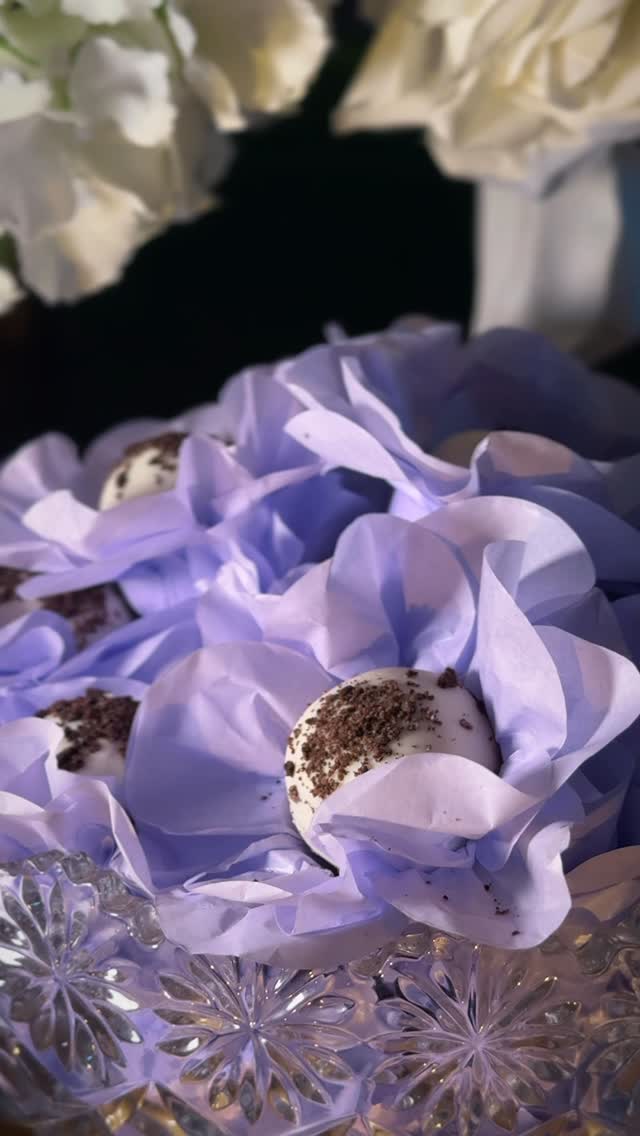 Detalhe de doce na decoração